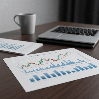 Diverse investment portfolio chart, showing stocks and real estate